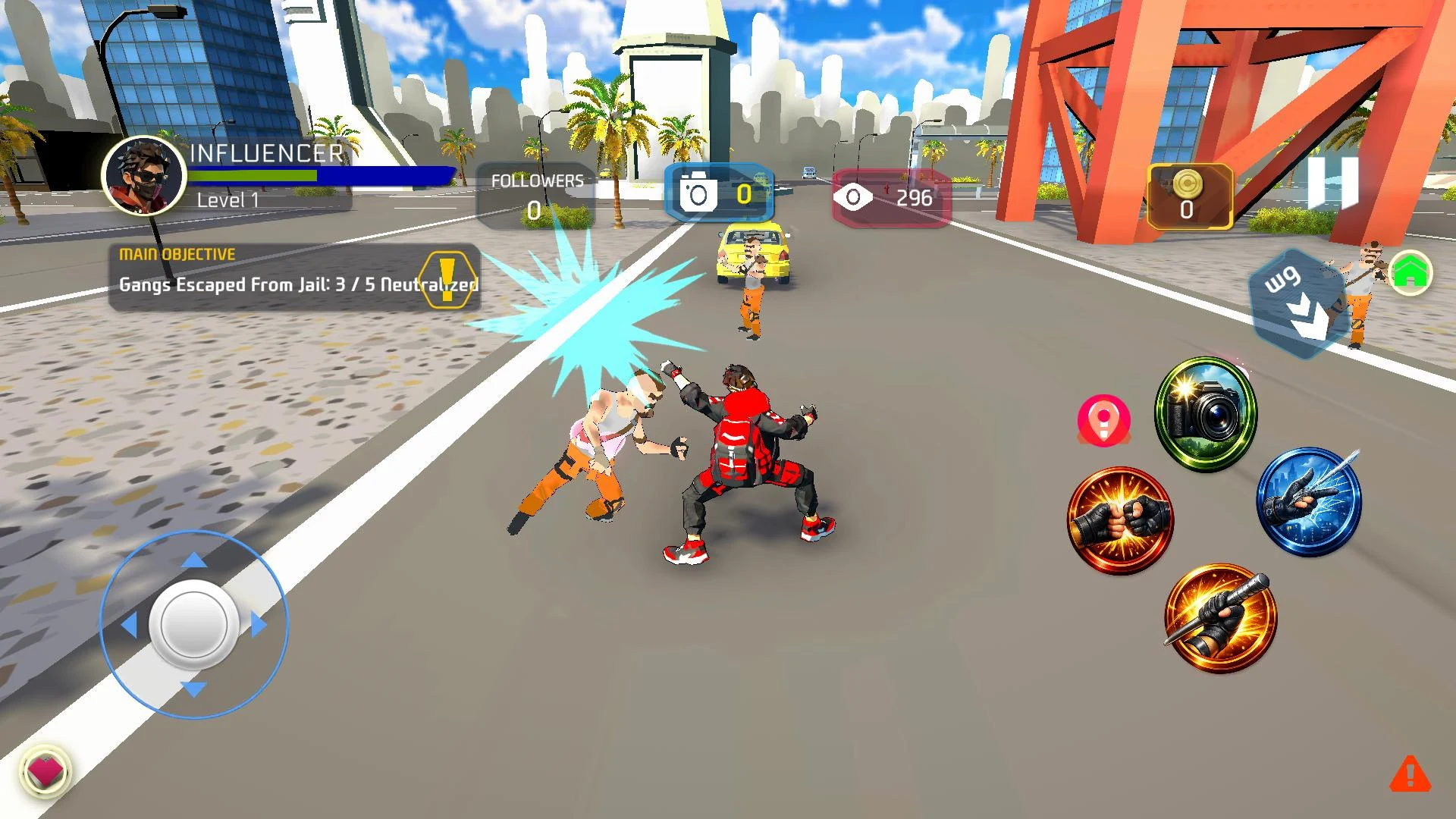 Superhero spider city fighter screenshot