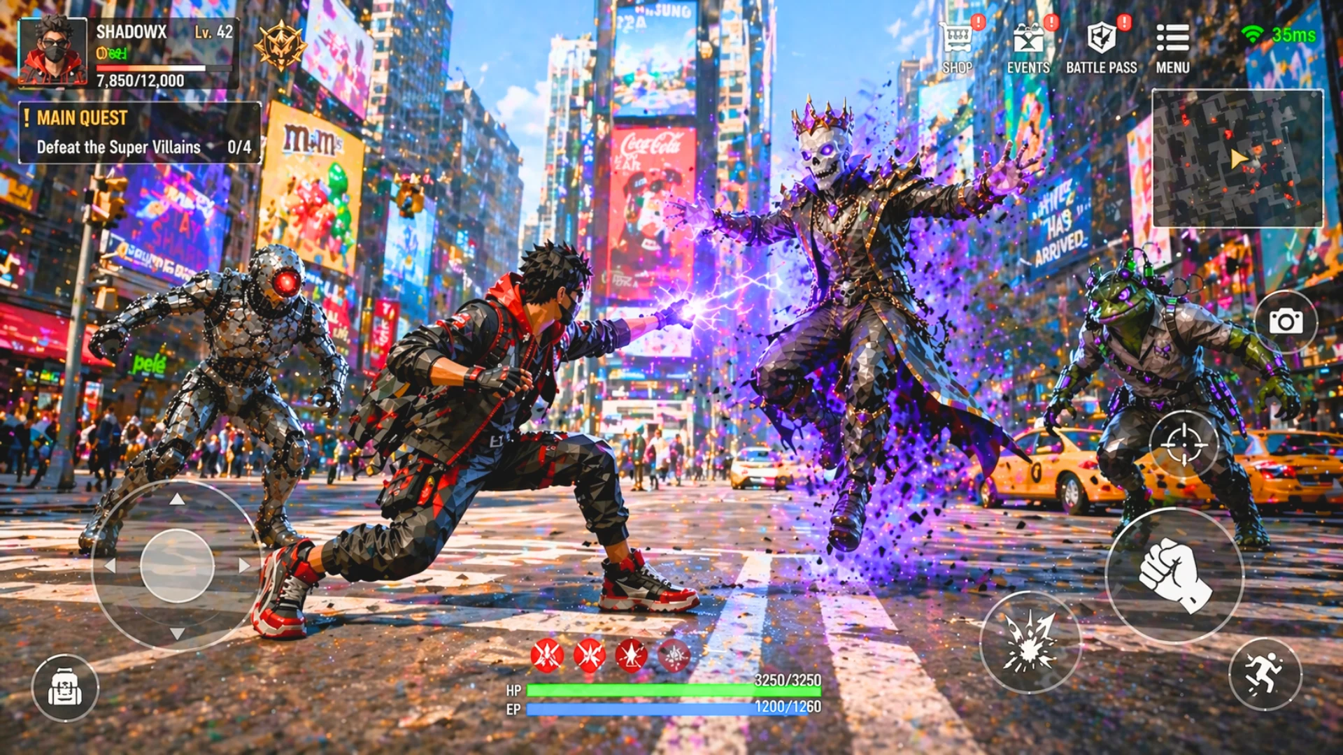 Superhero spider city fighter screenshot